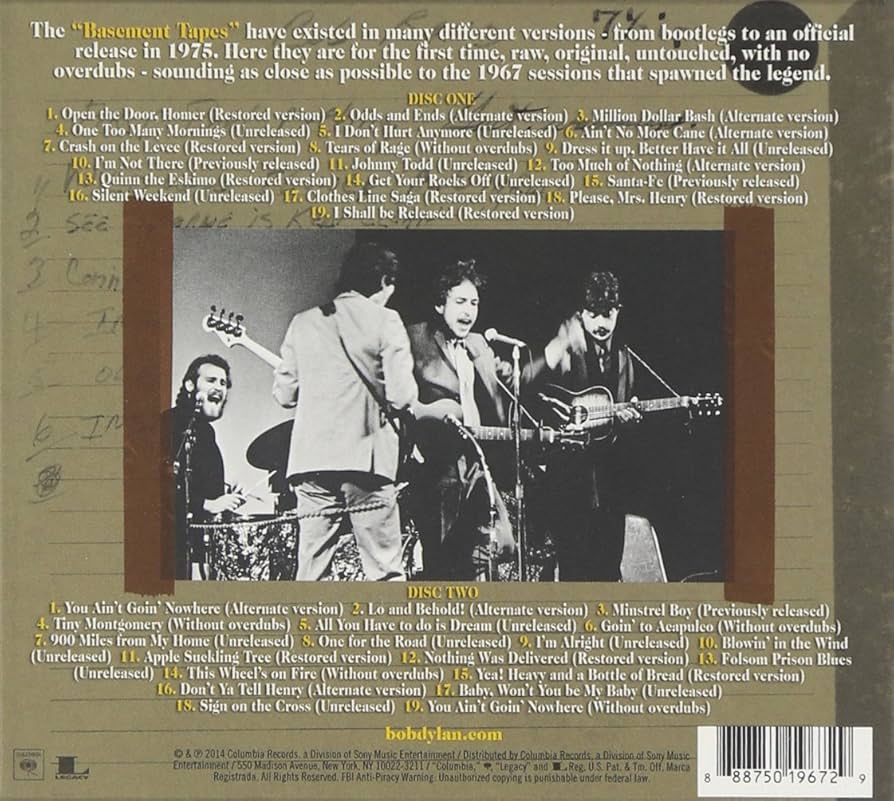 洋楽 Bob Dylan The Basement Tapes Complete Bob Dylan - The Basement Tapes | Deezer